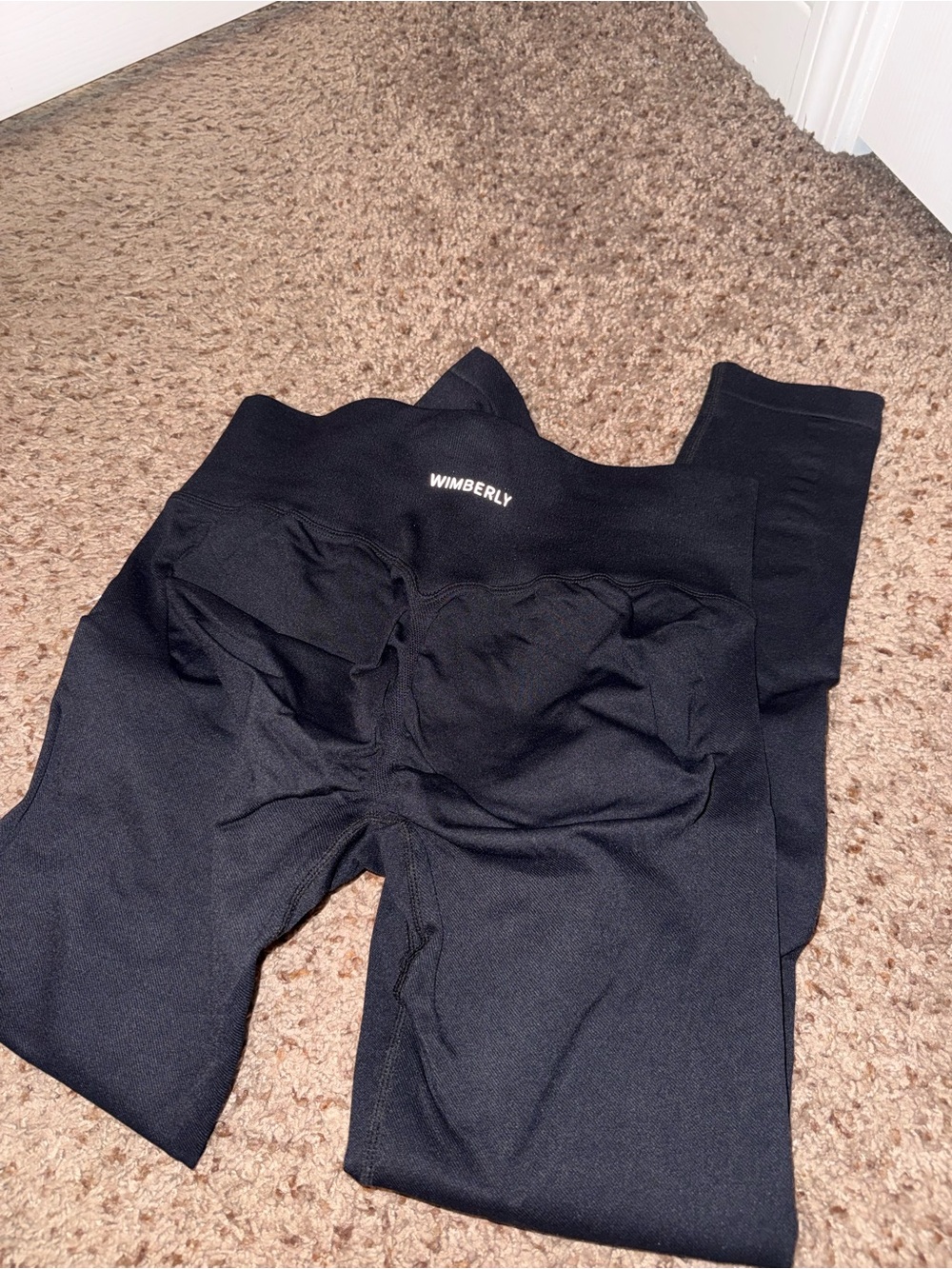 High-Waist Black Leggings